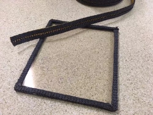 Glass gasket sticky for stove - glass,