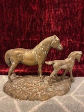 Antique Horse Statue Brass Sculpture Handcrafted Home Living Room Decoration