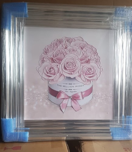 Pink million roses - million, modern
