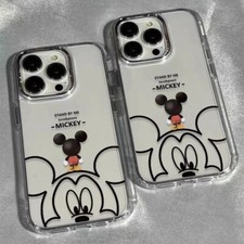 Disney Mickey & Minnie Mouse Back Shadow Phone Case for iPhone 15-7 Plus