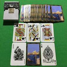 Old 1930s Vintage Goodall Named * VENICE * Playing Cards Scenic Artist Painting