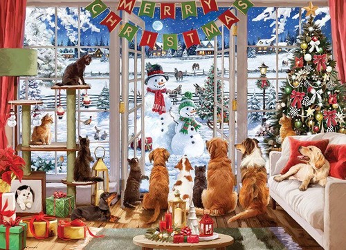 Cobble hill christmas visitors - hill,