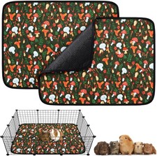 2 Pcs Guinea Pig Cage Liners
