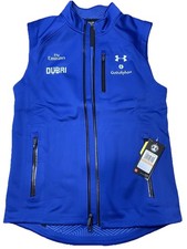 ?Godolphin Under Armour Blue Gilet Horse Racing Newmarket Staff Issue Small?