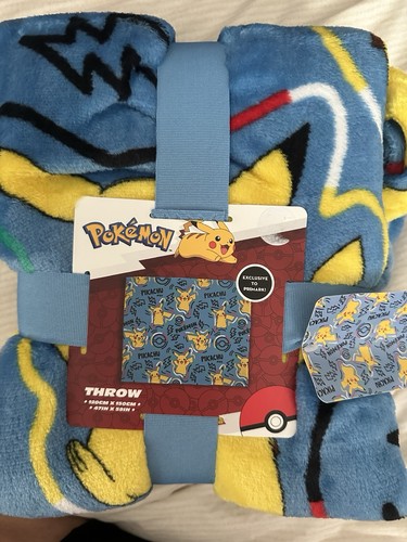 Pokémon pikachu fleece throw - pokémon,