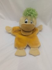 Vintage Edd The Duck 12" Squeaking Hand Puppet Plush Childrens bbc 1990