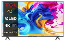 TCL 43C645K 43" 4K QLED ANDROID TV WITH FREEVIEW PLAY & ALEXA 