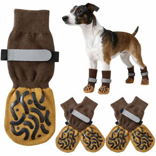Pack non slip - socks, with