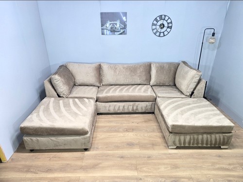 Shape large velvet corner - u-shape,