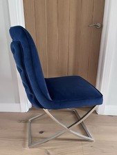 Royal Blue Upholstered Velvet