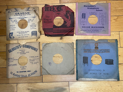 Rpm record sleeves bundle - 78",
