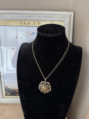 Vintage 90s y2k double chain - y2k,