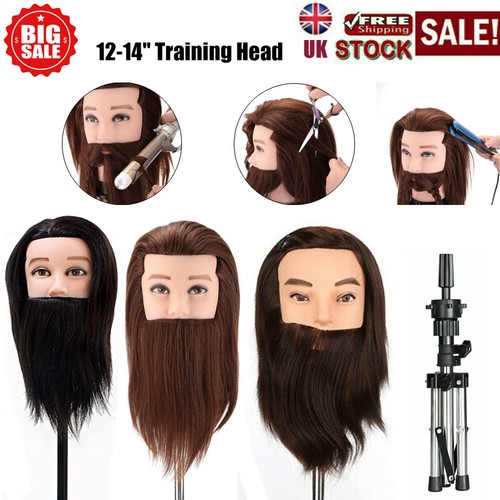 Real hair male beard training - real,