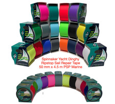 Spinnaker Yacht Dinghy Ripstop Sail Repair Tape 50 mm x 4.5 m PSP Marine
