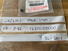 Suzuki valve tappet shim T =