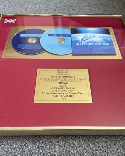 Original bpi gold sales award - bpi,