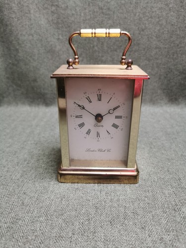 Vintage carriage clock brass - carriage,
