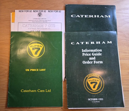 Lot 1990s caterham cars - 1990s,