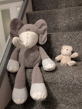 Mamas & Papas Once Upon A Time Small Crumble Bear Large Peanut Elephant Toys