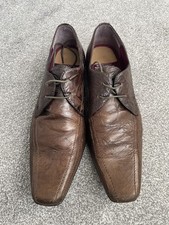 BURTON mens brown leather