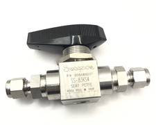 Swagelok SS-83KS4 SS 3-Piece High Pressure Ball Valve.
