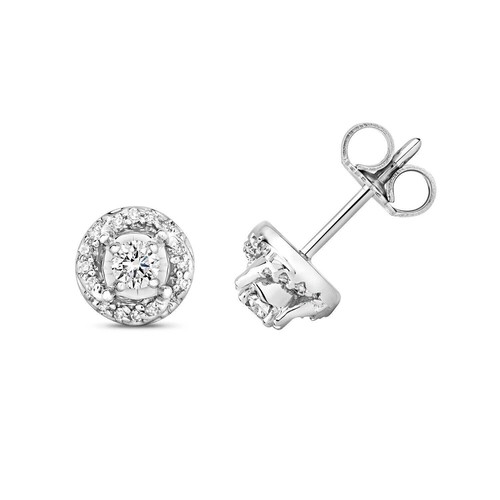 9ct white gold - white,
