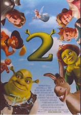 Signed JOHN CLEESE A4 Shrek 2