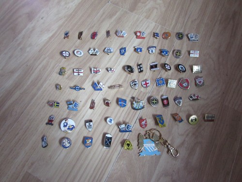 Collectable football pin - football,