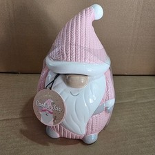 Gonk cookie jar pink ceramic - gonk,