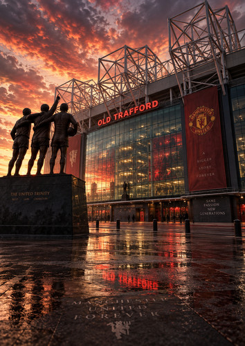 Manchester united old trafford - old,