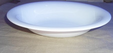 Wedgwood White English Bone China 24.5x19.5x4.5cm Oval Serving Bowl