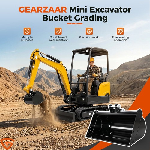 1000mm mini digger grading - 1000mm,