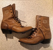 Vintage Abilene Lace Up Roper