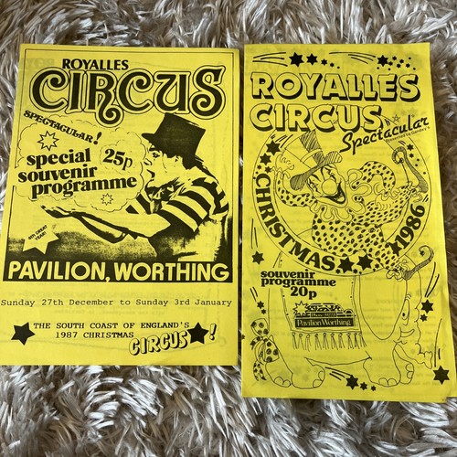 Royalles circus programmes - circus,