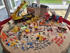 Playmobil Construction Builders Crane Truck Workshop Traffic - Huge Bundle