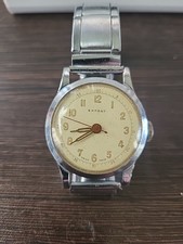Vintage Swiss Expert Mens Mechanical Watch Working Condition