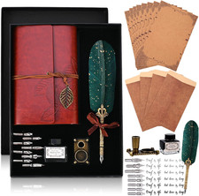 Quill Pen and Ink Set with