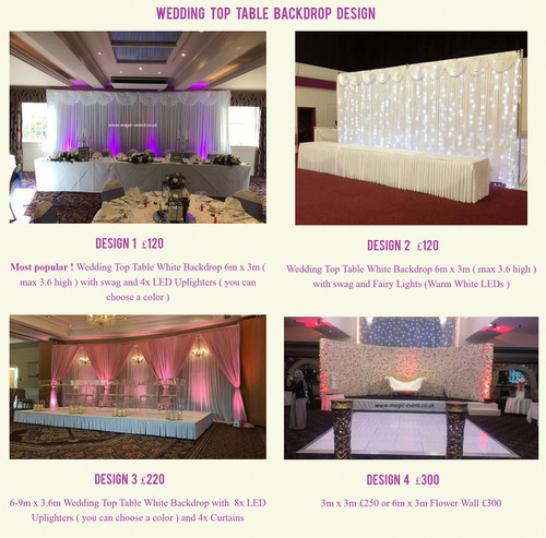 Wedding platform hire - platform,