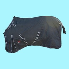 New Hilason 1200D Waterproof Turnout Miniature Horse Rugs Winter Blanket Black
