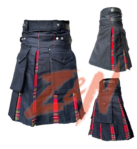 Men hybrid leather - leather, straps
