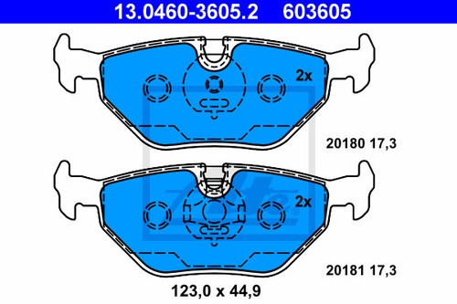 New brake pad - new, disc