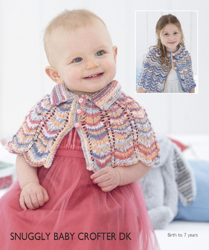 Baby knitting pattern cape - baby,