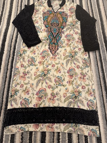 Cream mint floral with - cream/mint,