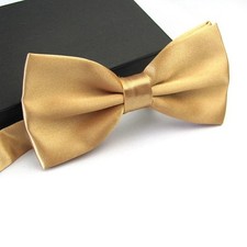 Bow Tie Neck Men Satin Fancy