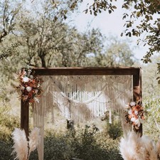 Large macrame wall hanging woven wall art tapestry boho wedding 160cm x 175cm