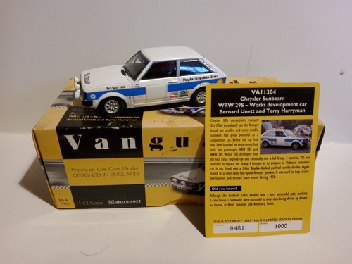 Chrysler sunbeam work - 1/43,