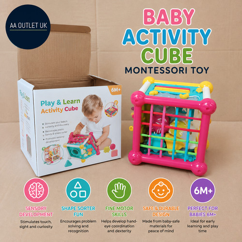 Baby activity cube - 6, in