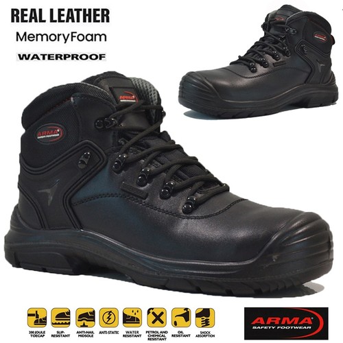 Mens leather waterproof safety - mens,