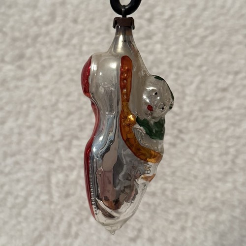 Vintage glass cat slipper - cat,