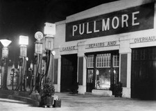 petrol pumps forecourt The